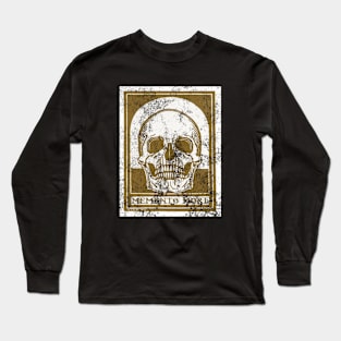 Memento Mori Skull Long Sleeve T-Shirt